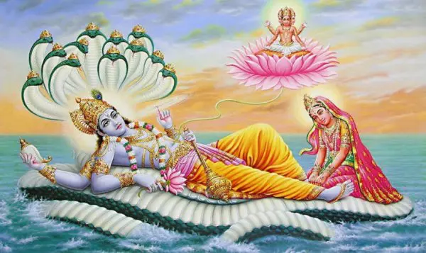 Lord Brahma from Vishnu’s Belly