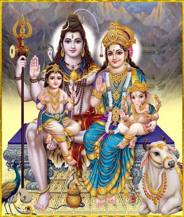 Goddess Parvati Family