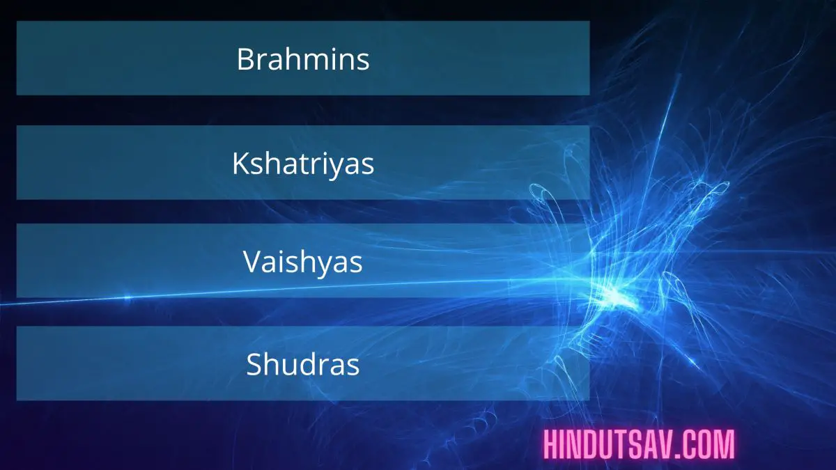 Four Varna System in Hinduism